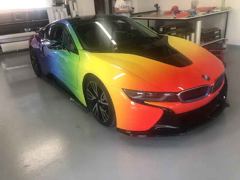 BMW – Barevný celopolep sportovního vozu