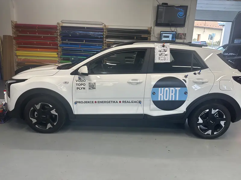 KORT – Reklamní polep osobního vozu