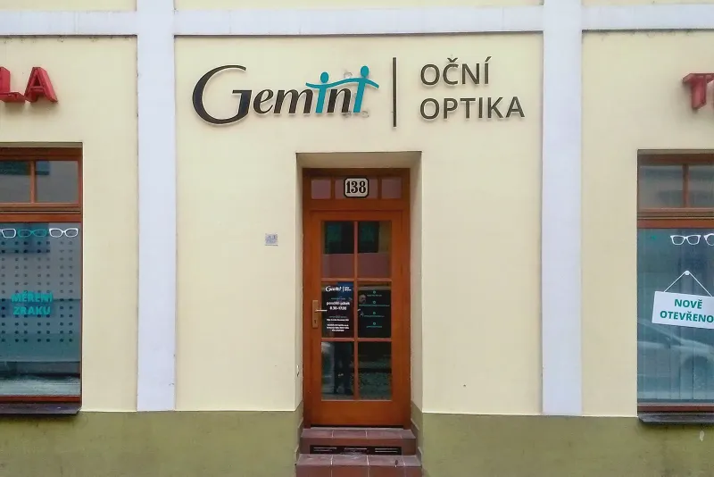 Gemini, Uherské Hradiště – Prostorové označení oční optiky